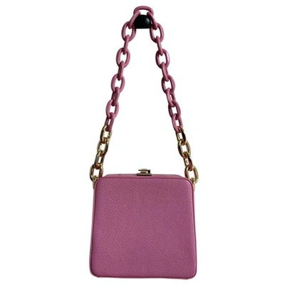 Pre-owned The Volon Leather Handbag In Pink