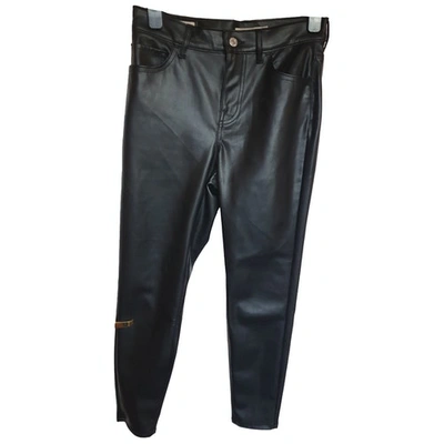 Pre-owned Levi's Black Leather Trousers