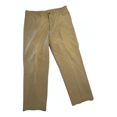 Pre-owned Ermenegildo Zegna Trousers In Beige