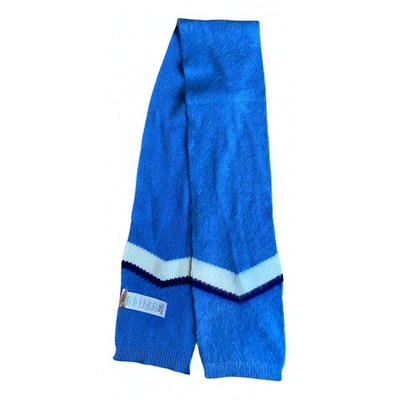 Pre-owned N°21 Wool Scarf In Blue