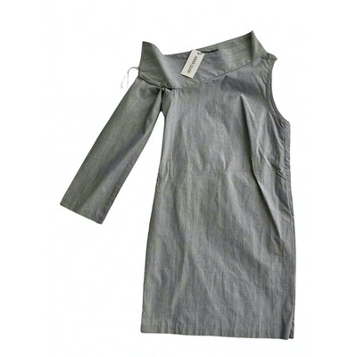 Pre-owned Anna Quan Mini Dress In Grey