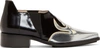 PACO RABANNE Black Metallic Appliqué Shoes