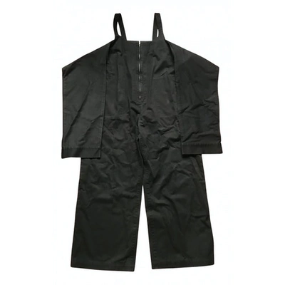 Pre-owned Y's Black Cotton Jumpsuit
