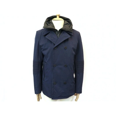 Pre-owned Fusalp Blue Polyester Coats