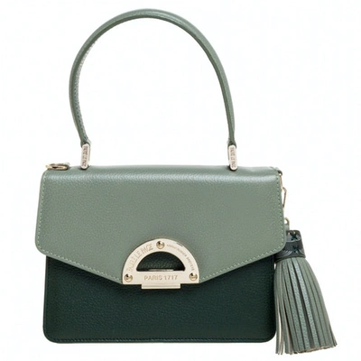 Pre-owned Fauré Le Page Leather Handbag In Green