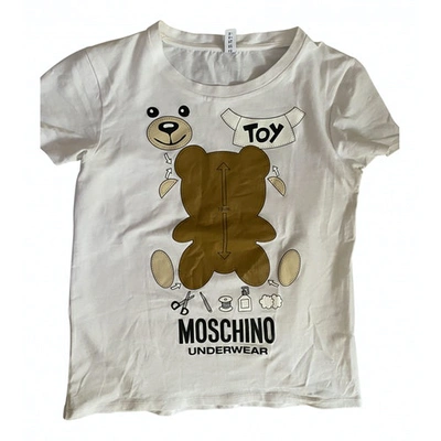 Pre-owned Moschino White Cotton  Top
