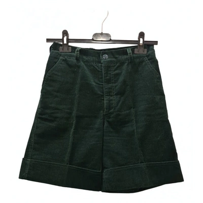 Pre-owned Fiorucci Green Cotton Shorts