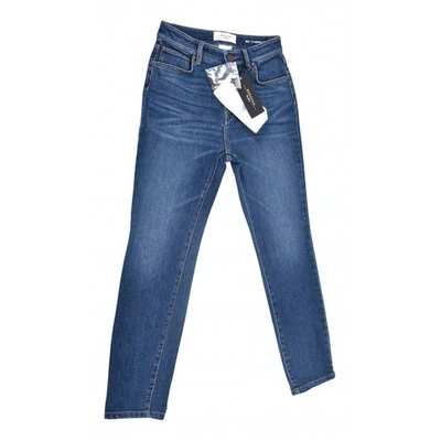 Pre-owned Max Mara Blue Cotton Jeans