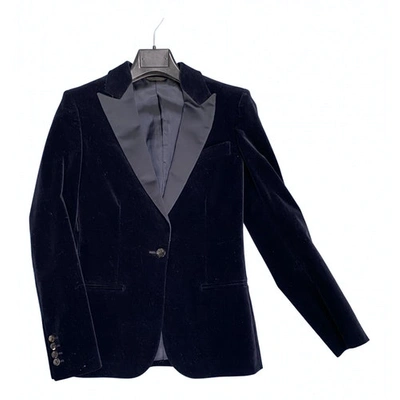 Pre-owned Tonello Blue Velvet Jacket