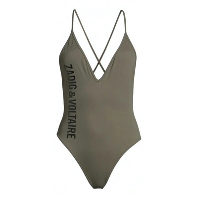 Pre-owned Zadig & Voltaire Khaki Swimwear