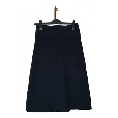 Pre-owned Dorothee Schumacher Mid-length Skirt In Navy