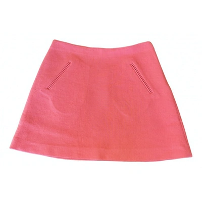 Pre-owned Marni Wool Mini Skirt In Pink