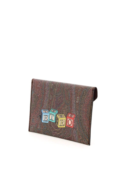 Shop Etro Pouch Twister Toys Pegaso In Red