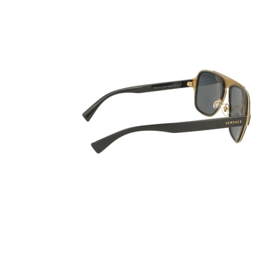 Shop Versace Sunglasses 2199 Sole In Grey