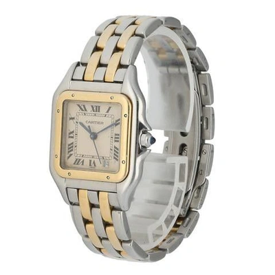 Shop Cartier Panthere Midsize Two Row Ladies Watch In Not Applicable
