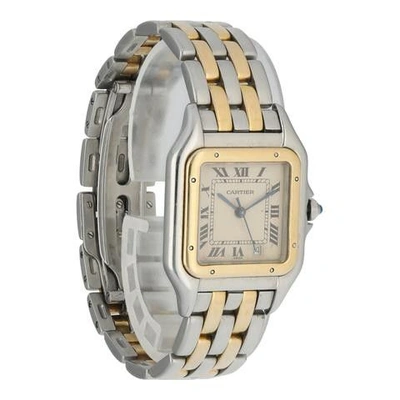 Shop Cartier Panthere Midsize Two Row Ladies Watch In Not Applicable