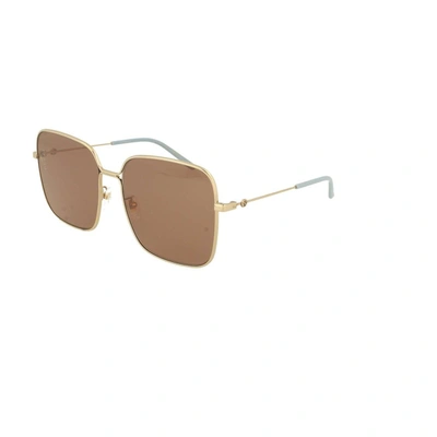 Shop Gucci Sunglasses Gg0443s In Neutrals
