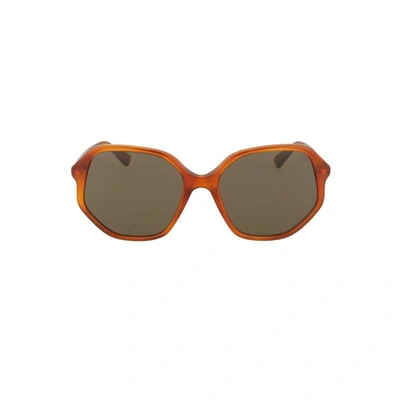 Gucci Sunglasses Gg0258s In Brown | ModeSens