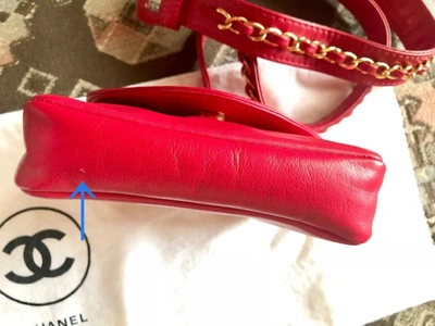 Pre-owned Chanel Red Fanny Pack