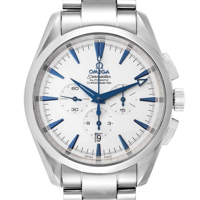 Shop Omega Seamaster Aqua Terra Xl Chronograph Watch 2512.30.00 Card In Not Applicable