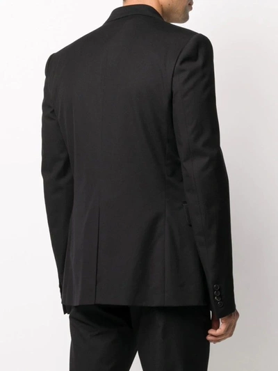 Shop Dries Van Noten Double-breasted Tailored Blazer In Black