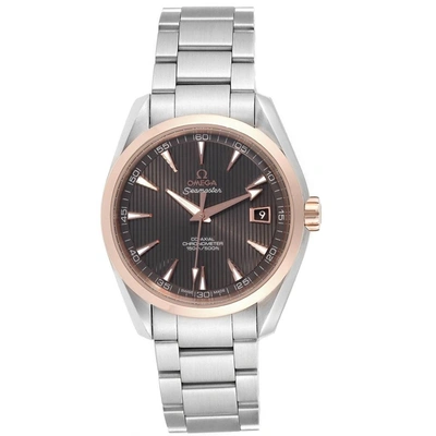 Shop Omega Seamaster Aqua Terra Steel Rose Gold Watch 231.20.42.21.06.002 In Not Applicable