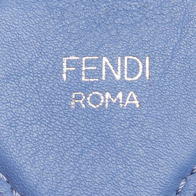 Pre-owned Fendi Strap You Studded Leather Strap You In Neutrals