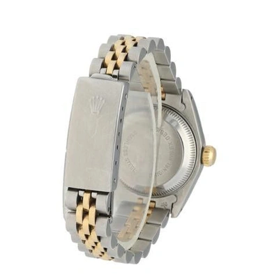 Pre-owned Rolex Datejust 69173 Diamond Dial Ladies Watch In Not Applicable