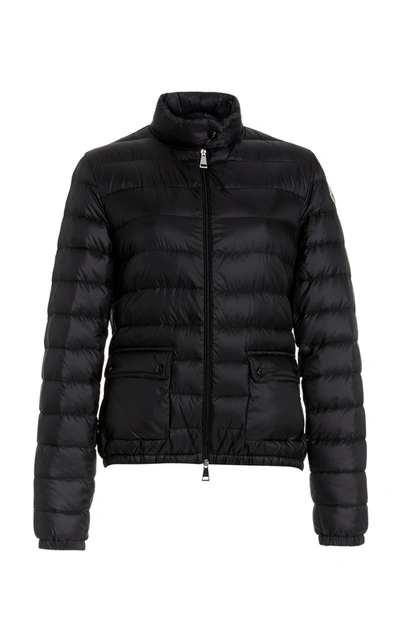 Shop Moncler Women's Lans Padded Shell Puffer Jacket In Black