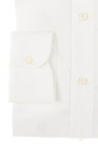 Shop Cordone1956 Little Oxford Shirt Slim Fit In White