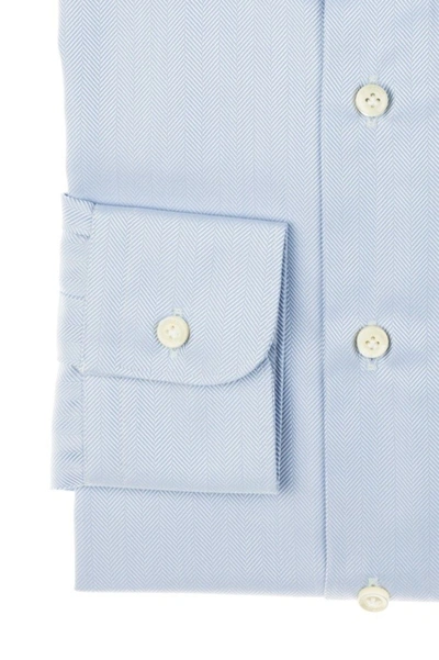 Shop Cordone1956 Big Spina Shirt Regular Fit In Blue
