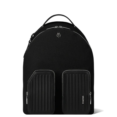 Shop Rimowa Canvas Backpack Medium In Black In Schwarz
