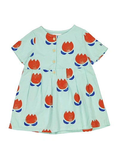 Shop Bobo Choses Kids Dress For Girls In Green