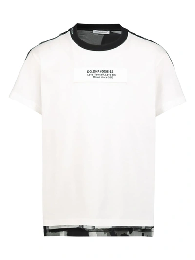 Shop Dolce & Gabbana Kids T-shirt For Boys In White