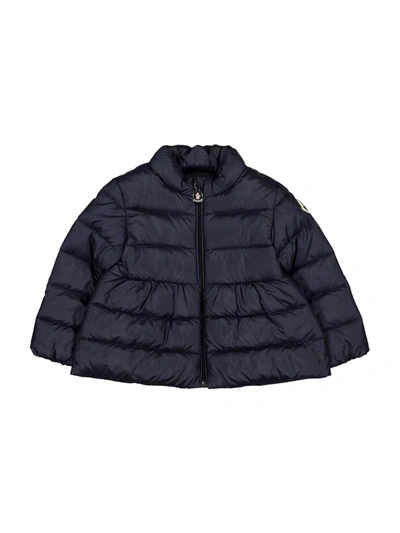 Shop Moncler Kids Jacket For Girls In Blue