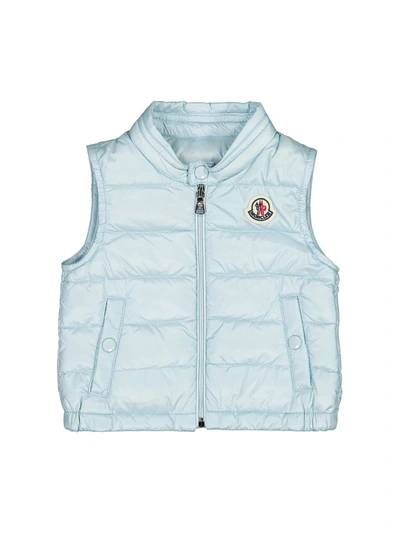 Shop Moncler Kids Vest New Amaury Vest For For Boys And For Girls In Blue