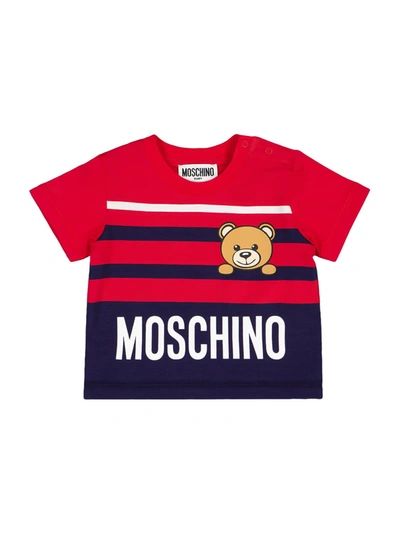 Shop Moschino Kids T-shirt For For Boys And For Girls In Red