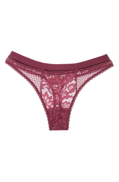 Shop Else Petunia Thong In Orchid