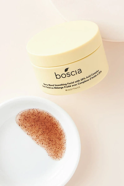 Shop Boscia Berry Blend Smoothing Facial In Yellow