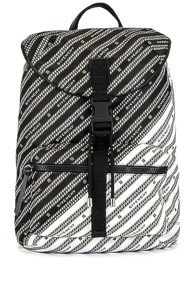Shop Givenchy Light 3 Backpack In Black & White