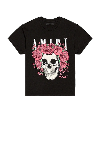 Shop Amiri Grateful Dead Tee In Black