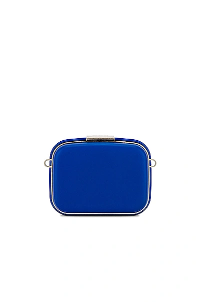 Shop Balenciaga Lunch Box Mini Case In Blue
