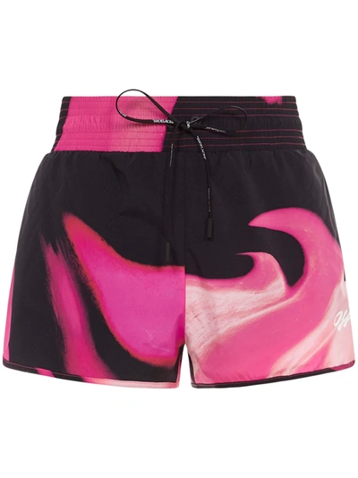 Shop Off-white Shorts In Fuxia