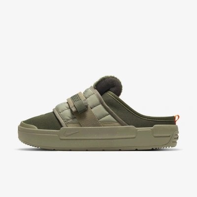 Shop Nike Offline Men's Mule (army Olive) In Army Olive,total Orange,bronzed Olive