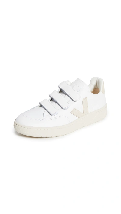 Shop Veja V-lock Sneakers In Extra White/sable