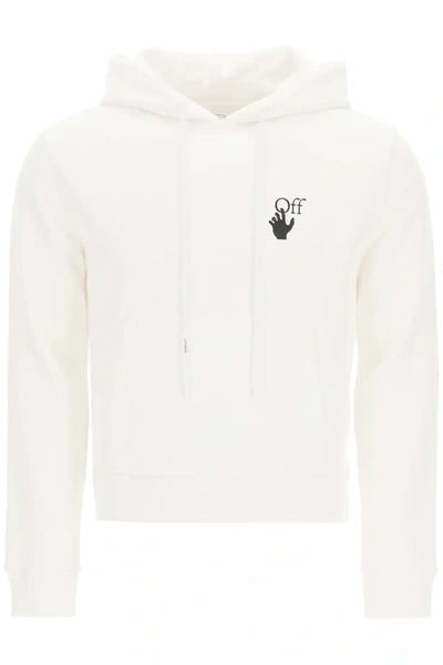 Shop Off-white Pascal Arrows Hoodie In White