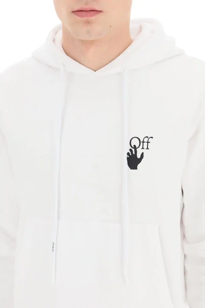 Shop Off-white Pascal Arrows Hoodie In White