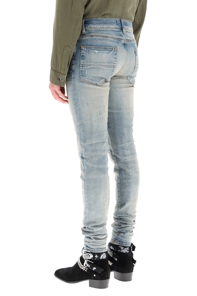 Shop Amiri Shotgun Jeans In Blue