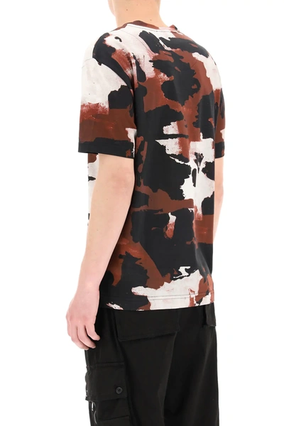 Shop Dolce & Gabbana Camouflage T-shirt In Brown,black,beige