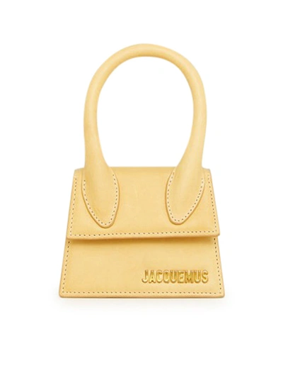 Shop Jacquemus Mini Bag Le Chiquito In Nude & Neutrals